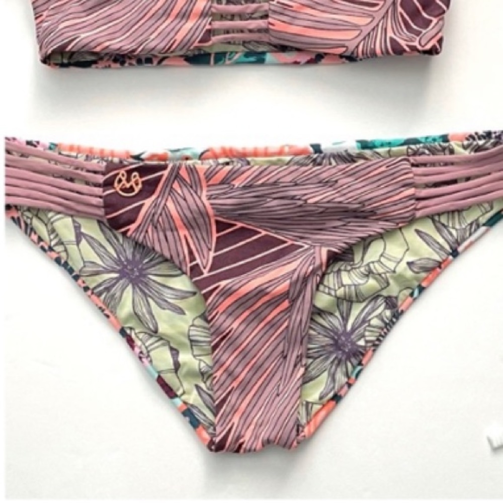Maaji Oasis Garden 4-Way Bikini Bottoms